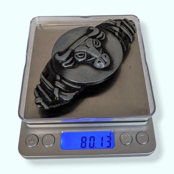 (2/$20) Metal Bull Head Belt Buckle - Picture 7 of 7